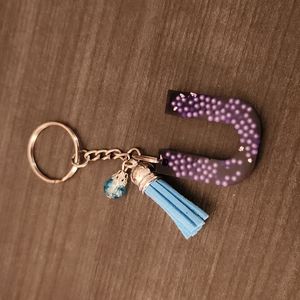 "U" Resin Keychain